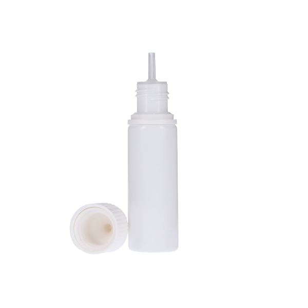  15ML WHITE PET UNICORN BOTTLE WITH WHITE CR TAMPER EVIDENT BREAK-OFF BAND CLOSURE-detail image