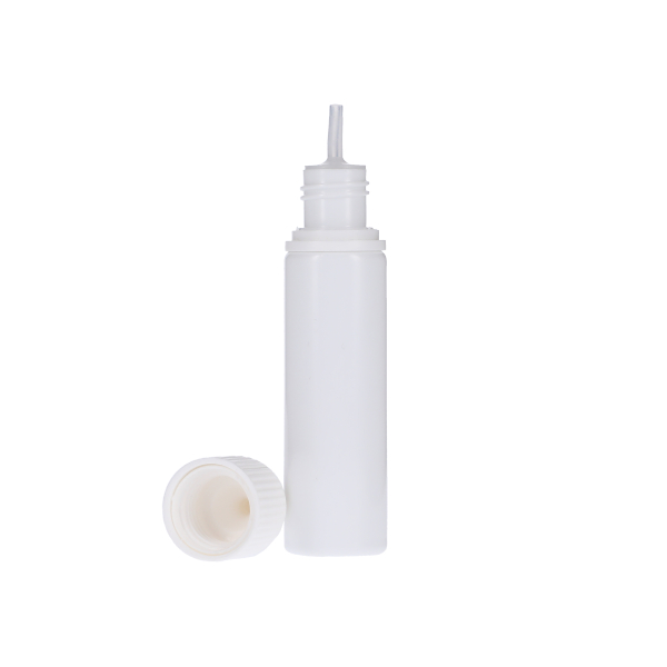 20ML WHITE PET UNICORN BOTTLE WITH WHITE CR TAMPER EVIDENT BREAK-OFF BAND CLOSURE-detail image