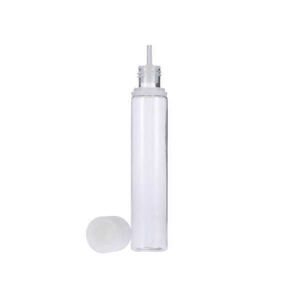 30ML CLEAR PET UNICORN BOTTLE WITH NATURAL CR TAMPER EVIDENT BREAK-OFF BAND CLOSURE-detail image