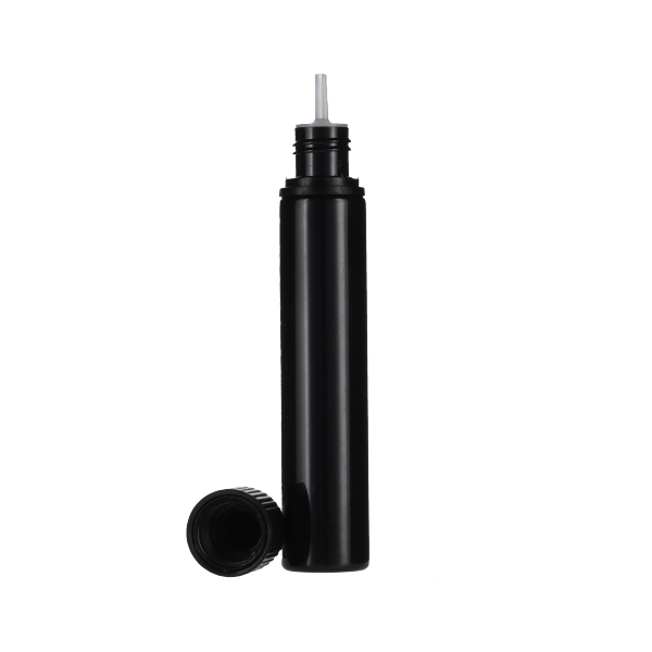 30ML BLACK PET UNICORN BOTTLE WITH BLACK CR TAMPER EVIDENT BREAK-OFF BAND CLOSURE-detail image