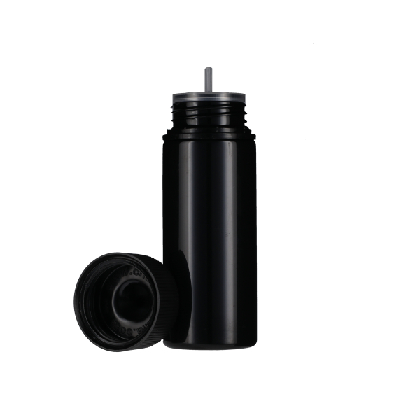 120ML BLACK PET UNICORN BOTTLE WITH BLACK CR TAMPER EVIDENT BREAK-OFF BAND CLOSURE-detail image