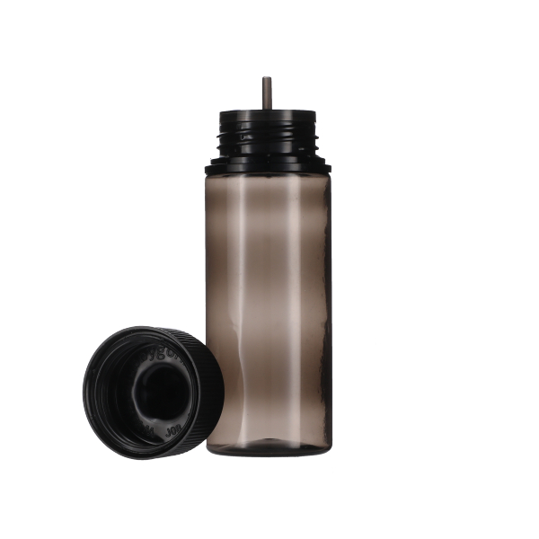 120ML TRANSLUCENT BLACK PET UNICORN BOTTLE WITH BLACK CR TAMPER EVIDENT BREAK-OFF BAND CLOSURE-detail image