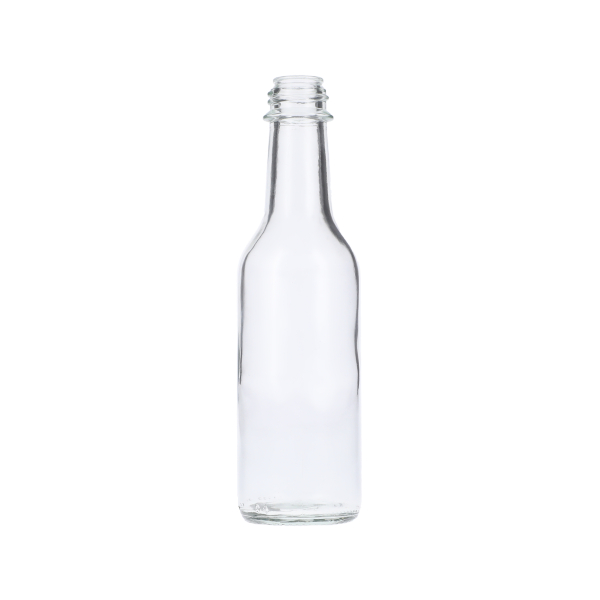 5OZ FLINT GLASS SAUCE ROUND - 24-490 NECK
