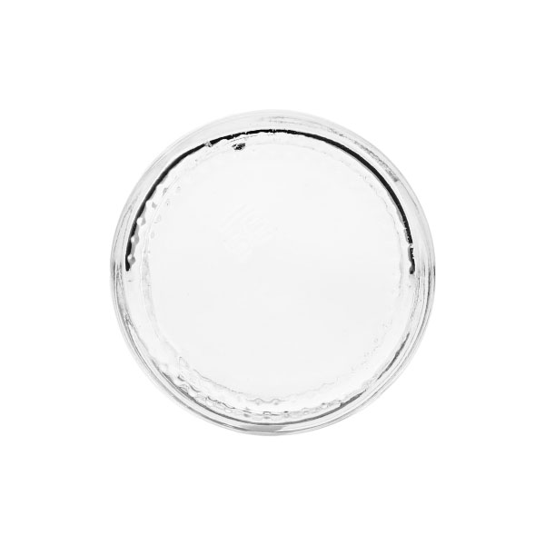 2OZ FLINT GLASS CREAM ROUND  WITH 53-400 NECK FINISH-detail image