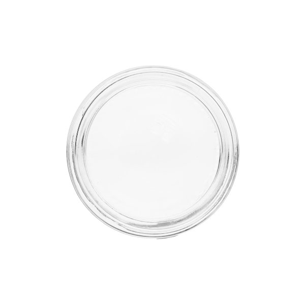 2OZ FLINT GLASS CREAM ROUND  WITH 53-400 NECK FINISH-detail image