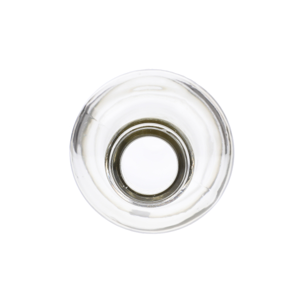 375ML FLINT GLASS VODKA BOTTLE LABEL INDENT ROUND - 28-350 NECK-detail image
