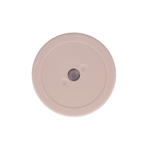 50ML NUDE MATTE PP ROTATING SCRAPING STICK ROUND DUAL DISPENSE SLITS - PP OVERCAP-detail image