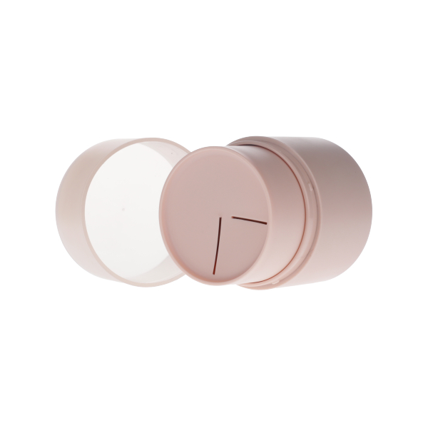 50ML NUDE MATTE PP ROTATING SCRAPING STICK ROUND DUAL DISPENSE SLITS - PP OVERCAP-detail image