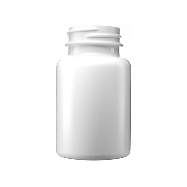 120CC WHITE HDPE WIDE MOUTH PACKER ROUND - 38-400 NECK
