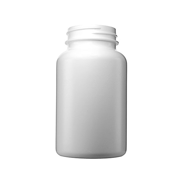 225CC WHITE HDPE WIDE MOUTH PACKER ROUND - 45-400 NECK