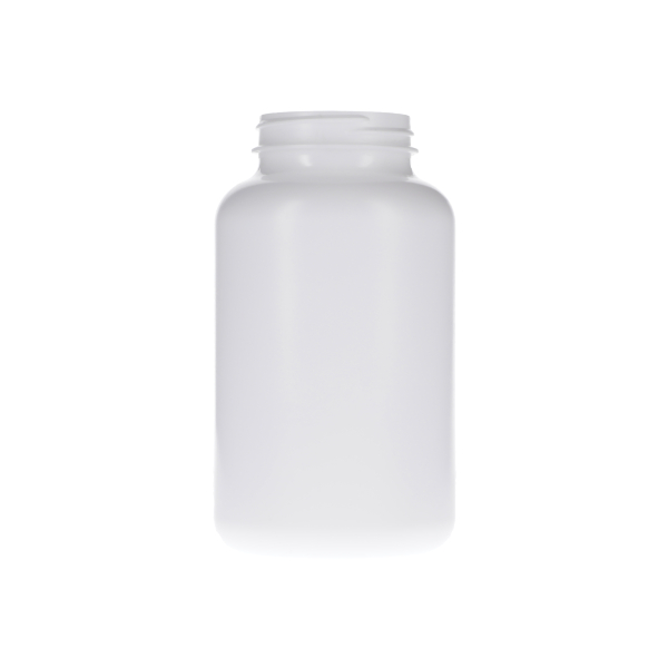 500CC WHITE HDPE PACKER BOTTLE ROUND WITH 53-400 NECK FINISH-detail image