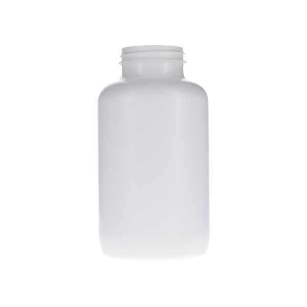 750CC WHITE HDPE HEAVY GRAM PACKER BOTTLE ROUND - 53-400 NECK-detail image