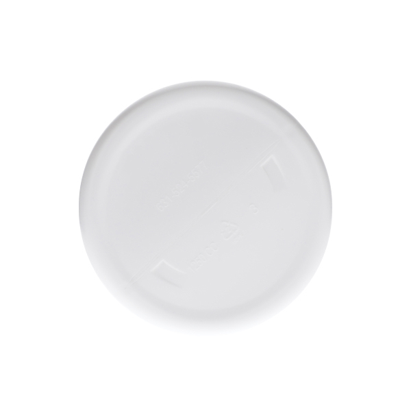 1250CC WHITE HDPE PACKER BOTTLE ROUND - 53-400 NECK-detail image