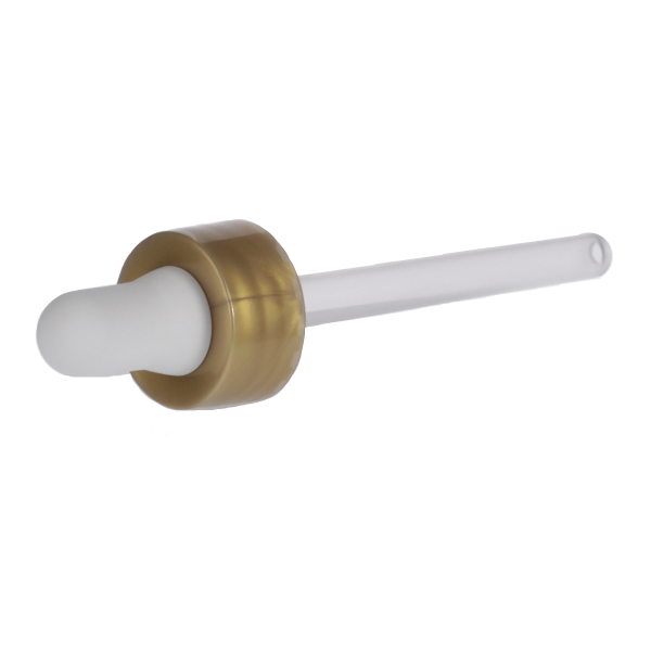 20-400 GOLD PP WHITE NBR BULB - 76MMX6.6MM PP PIPETTE BLUNT TIP 3MM ORIFICE-detail image