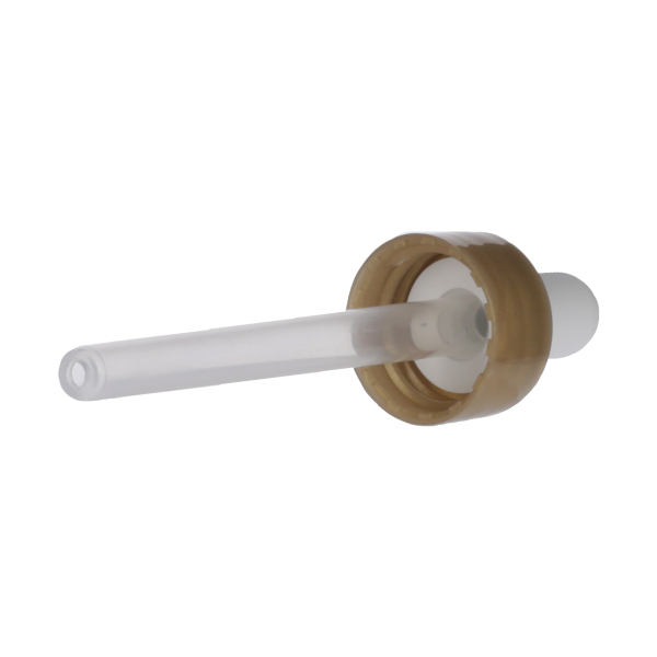 20-400 GOLD PP WHITE NBR BULB - 76MMX6.6MM PP PIPETTE BLUNT TIP 3MM ORIFICE-detail image