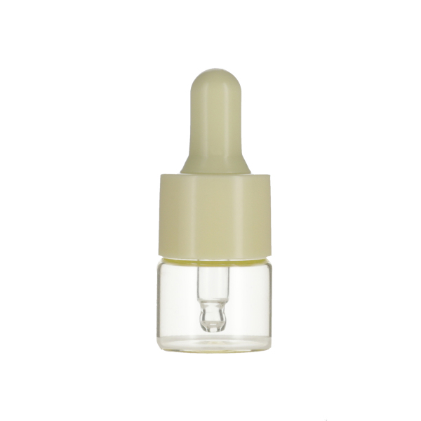 5ML YELLOW SPRAY GLASS 20-410 YELLOW SILICON BULB PP COLLAR 36MM X 7MM GLASS PIPETTE 2MM ORIFICE-detail image