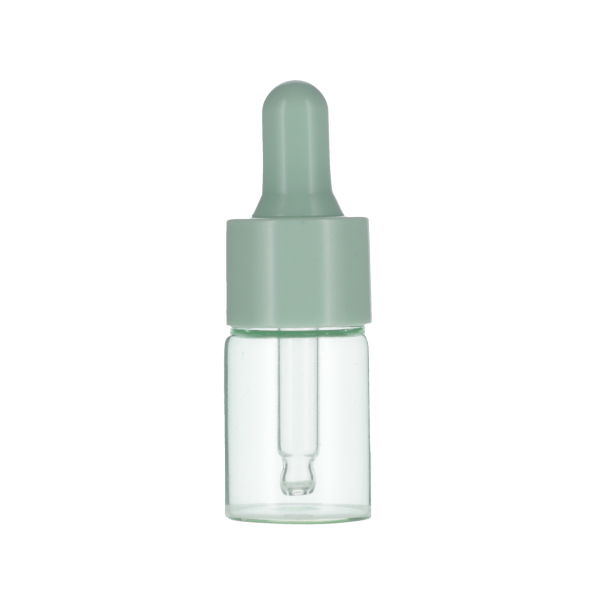 10ML SEAFOAM GREEN SPRAY GLASS 20-410 SEAFOAM GREEN SILICON BULB PP COLLAR 48MM X 7MM GLASS PIPETTE 2MM ORIFICE-detail image