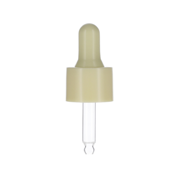 10ML YELLOW SPRAY GLASS 20-410 YELLOW SILICON BULB PP COLLAR 48MM X 7MM GLASS PIPETTE 2MM ORIFICE-detail image