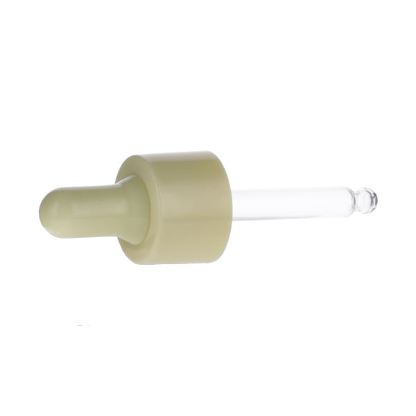 15ML YELLOW SPRAY GLASS 20-410 YELLOW SILICON BULB PP COLLAR 61MM X 7MM GLASS PIPETTE 2MM ORIFICE-detail image