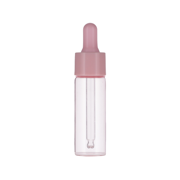 20ML PINK SPRAY GLASS BOTTLE WITH 20-410 PINK SILICON BULB PP COLLAR 75MM X 7MM GLASS PIPETTE 2MM ORIFICE-detail image