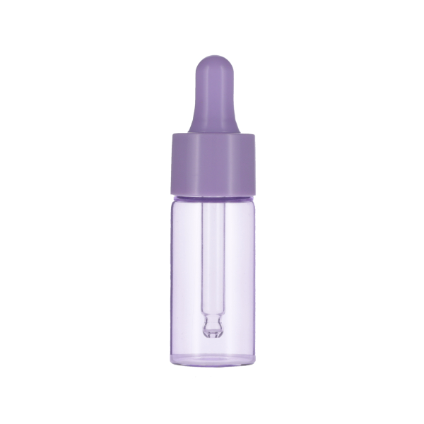 15ML PURPLE SPRAY GLASS 20-410 PURPLE SILICON BULB PP COLLAR 61MM X 7MM GLASS PIPETTE 2MM ORIFICE-detail image