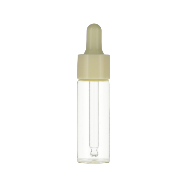 20ML YELLOW SPRAY GLASS BOTTLE WITH 20-410 YELLOW SILICON BULB PP COLLAR 75MM X 7MM GLASS PIPETTE 2MM ORIFICE-detail image