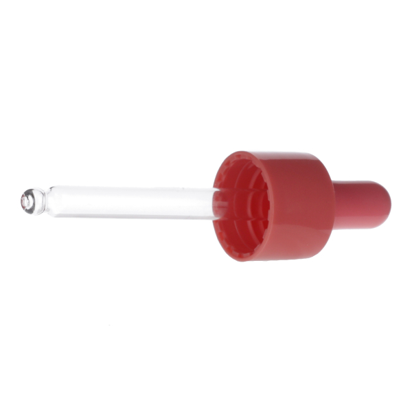 20ML CORAL PINK SPRAY GLASS BOTTLE WITH 20-410 CORAL PINK SILICON BULB PP COLLAR 75MM X 7MM GLASS PIPETTE 2MM ORIFICE-detail image