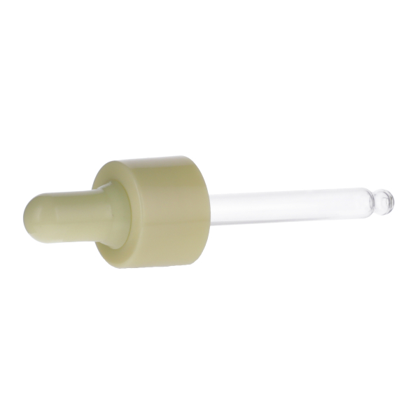 20ML YELLOW SPRAY GLASS BOTTLE WITH 20-410 YELLOW SILICON BULB PP COLLAR 75MM X 7MM GLASS PIPETTE 2MM ORIFICE-detail image