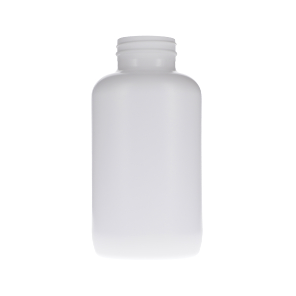 950CC WHITE HDPE ROUND PACKER BOTTLE - 53-400 NECK-detail image