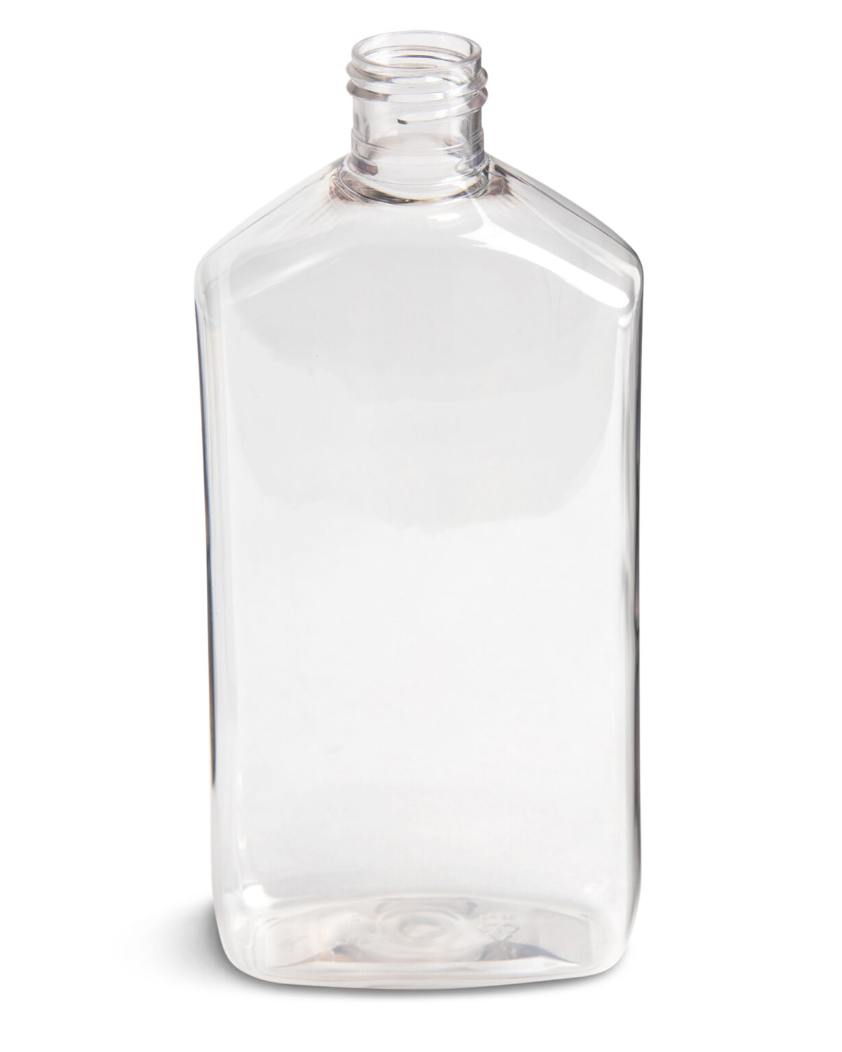 12OZ CLEAR PET DRUG OVAL - 24MM NECK