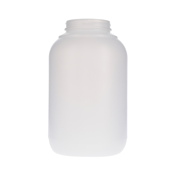 1GALLON NATURAL HDPE WIDE MOUTH ROUND JAR - 89-400 NECK