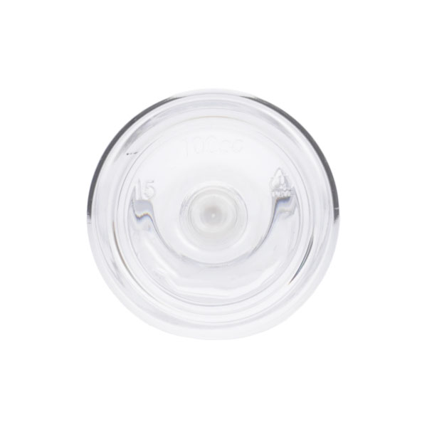 100CC CLEAR PET PACKER BOTTLE ROUND WITH 38-400 NECK FINISH-detail image
