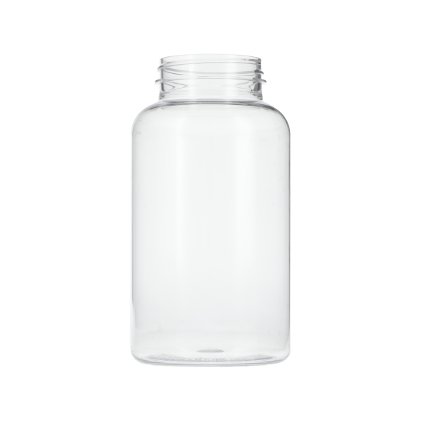 500CC CLEAR PET PACKER BOTTLE ROUND WITH 53-400 NECK FINISH