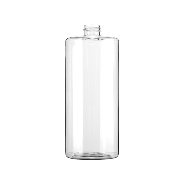 500ML CLEAR PET CYLINDER WITH 24-410 NECK FINISH