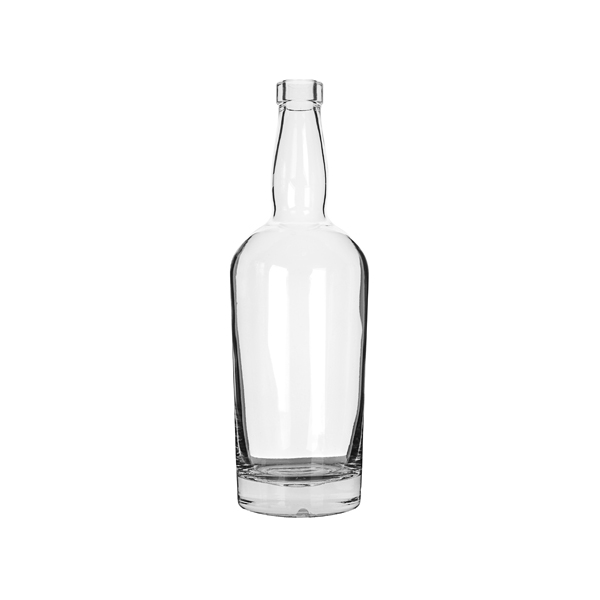 750ML FLINT GLASS TENNESSEE BAR TOP ROUND - 18.5MM NECK