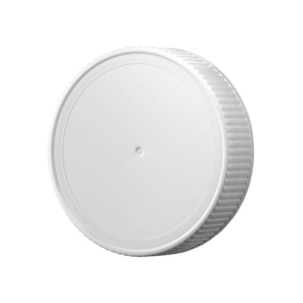 70MM WHITE PP RIB SIDE MEDIUM SKIRT CLOSURE WITH TRI-TAB HS LINER