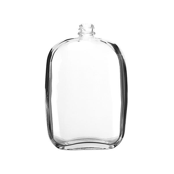 500ML FLINT GLASS OVAL WITH 22-400 NECK FINISH