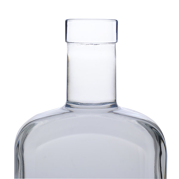 750ML FLINT GLASS KANSAS CITY BAR TOP OBLONG WITH 21.5MM NECK DIAMETER-detail image