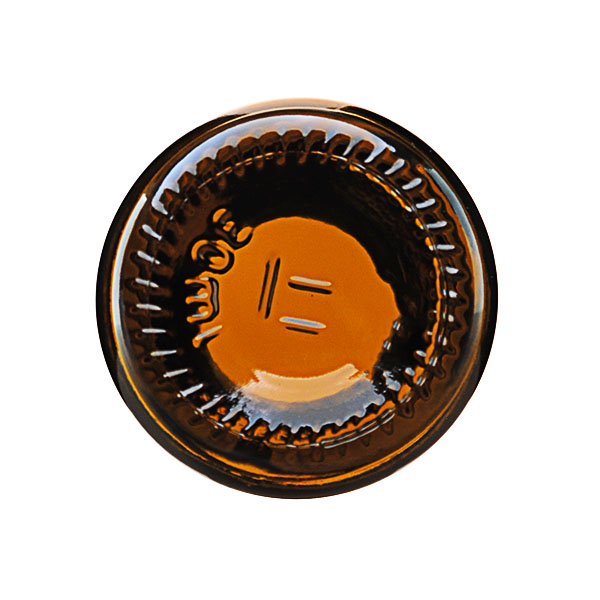 30ML AMBER GLASS SYRUP ROUND - PP28S NECK-detail image