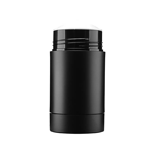 75ML BLACK PP MATTE FINISH MONO MATERIAL DEO STICK WITH SPINDLE INNER AND OUTER CAP-detail image