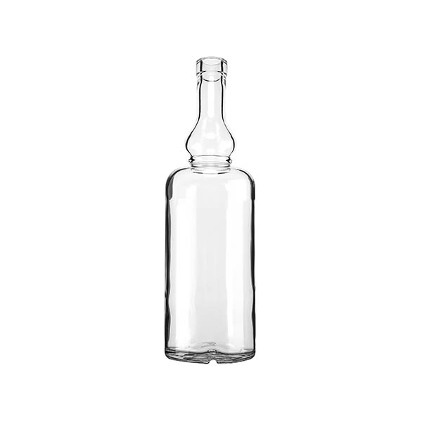 750ML FLINT GLASS CLERMONT BAR TOP ROUND WITH 18.5MM NECK DIAMETER