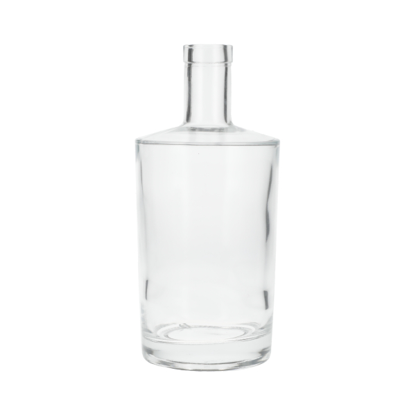 N1012908 : 750ML SUPER FLINT GLASS TAPERED JERSEY SPIRITS BAR TOP ROUND WITH 21.5MM NECK