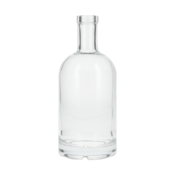 750ML SUPER FLINT GLASS NORDIC SPIRITS BAR TOP ROUND BAR TOP WITH 21.5MM NECK-detail image