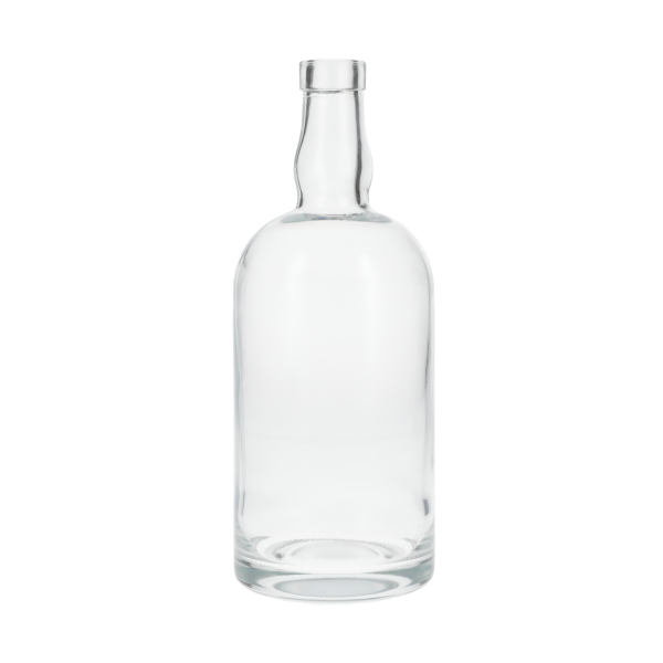 N1012909 : 750ML SUPER FLINT GLASS SQUAT SAVANNAH SPIRITS BAR TOP ROUND WITH 18.2MM NECK