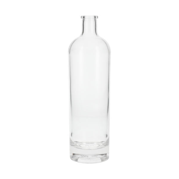 750ML SUPER FLINT GLASS OTTO SPIRITS BAR TOP ROUND WITH 19.1MM NECK-detail image