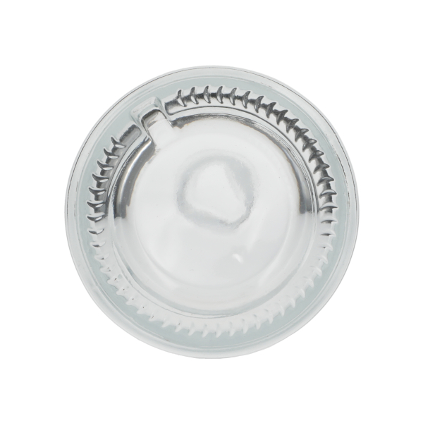 375ML SUPER FLINT GLASS NORDIC SPIRITS ROUND WITH 28MM ROPP-detail image