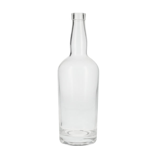 750ML SUPER FLINT GLASS TENNESSEE SPIRITS BAR TOP ROUND WITH 18.5MM NECK-detail image
