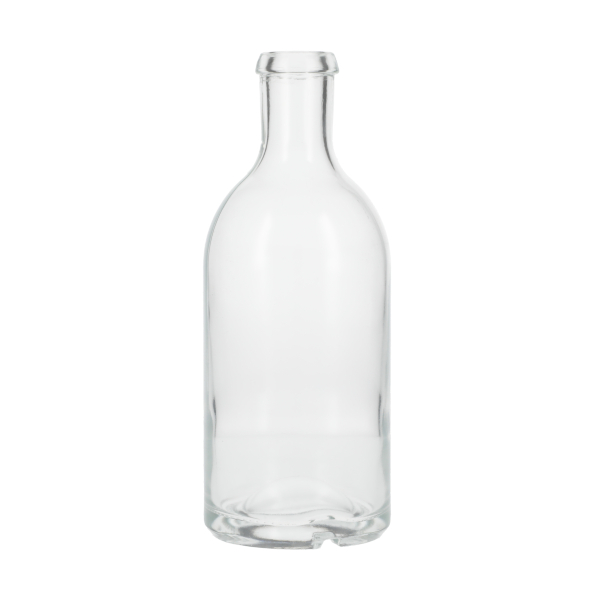 500ML SUPER FLINT GLASS CASCADE SPIRITS BAR TOP ROUND WITH 18.7MM NECK-detail image