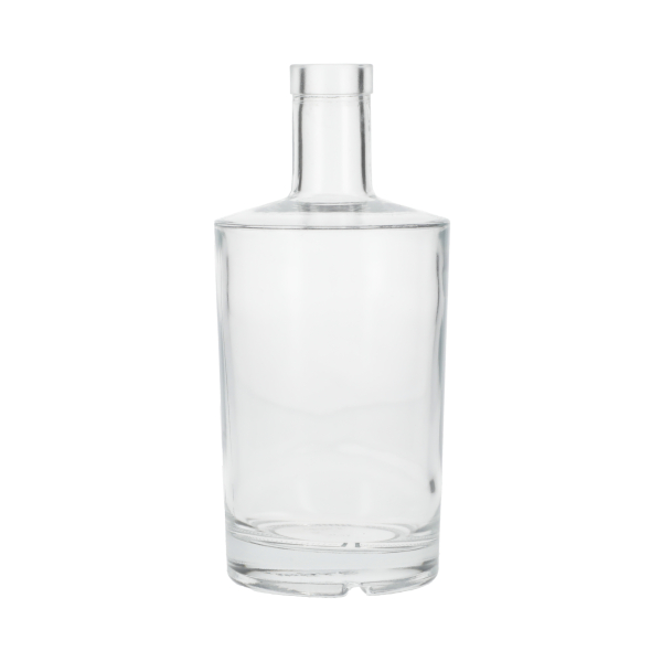 375ML SUPER FLINT GLASS TAPERED JERSEY SPIRITS BAR TOP ROUND WITH 18.3MM NECK-detail image