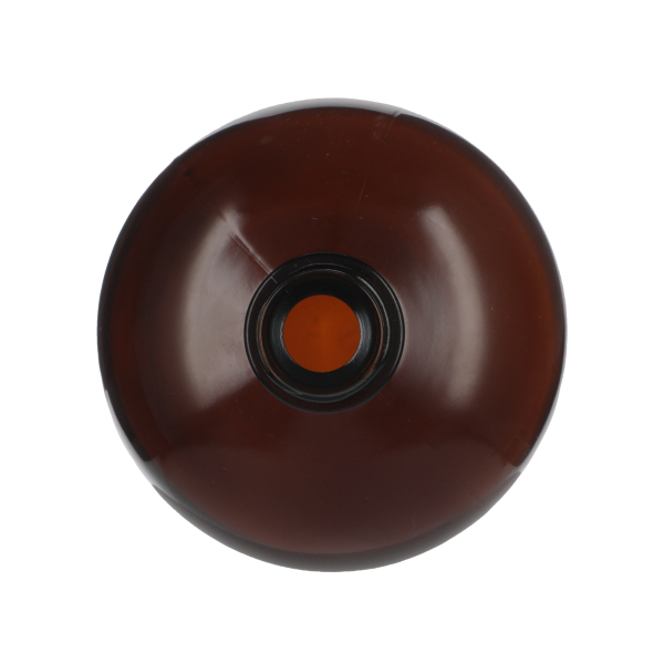 40OZ AMBER GLASS POUR-OUT ROUND - 28-430 NECK-detail image